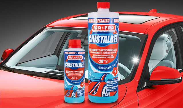 Kit Antigelo Auto Parabrezza Mafra - Cristalbel -70 &deg; X1 - Notice 500ml X2 Set A