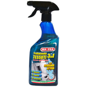 Trattamento 3in1 Tessuti di Mafra è un detergente per la pulizia degli interni auto come sedili in microfibra, velluto e alcantara