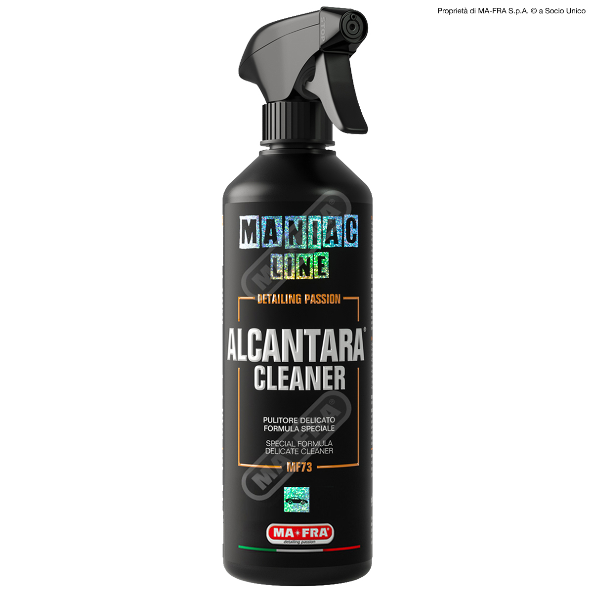 replacement 500ml Maniac Line specific cleaner for Alcantara